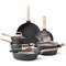 Nonstick Cookware Set, Granite Induction Kitchen Pots and Pans with Lids
